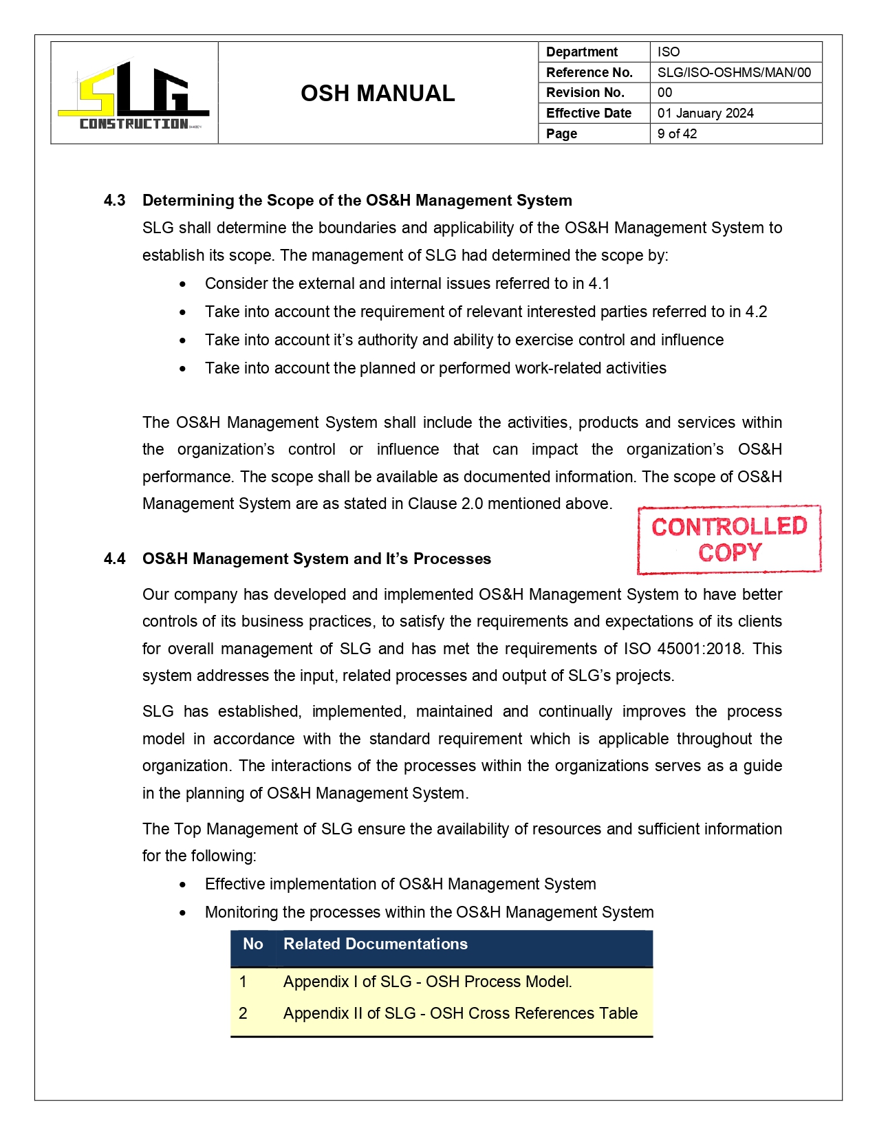 OSH Manual Page 11